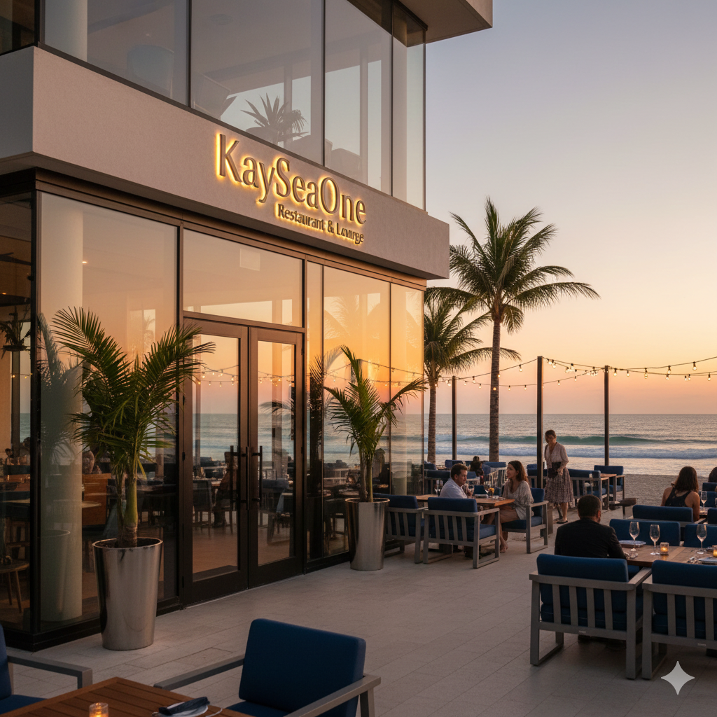 Ban công nhìn ra biển